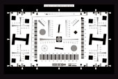 全幅增强型ISO12233分辨率测试卡（4000线） - Enhanced ISO12233 Test Chart 