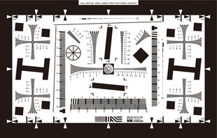 ISO12233分辨率测试卡
