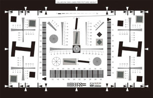 ISO12233分辨率测试卡